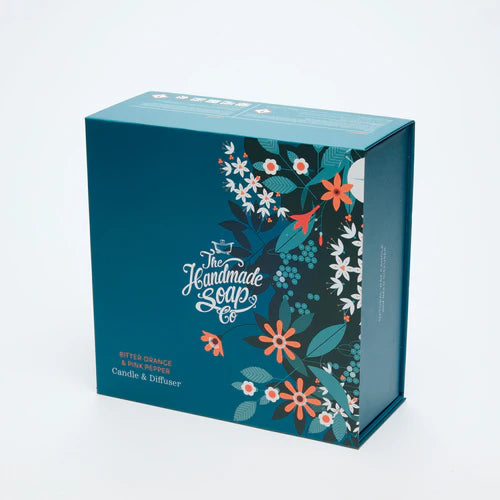 The handmade Soap, Candle & Diffuser Bitter Orange & Pink