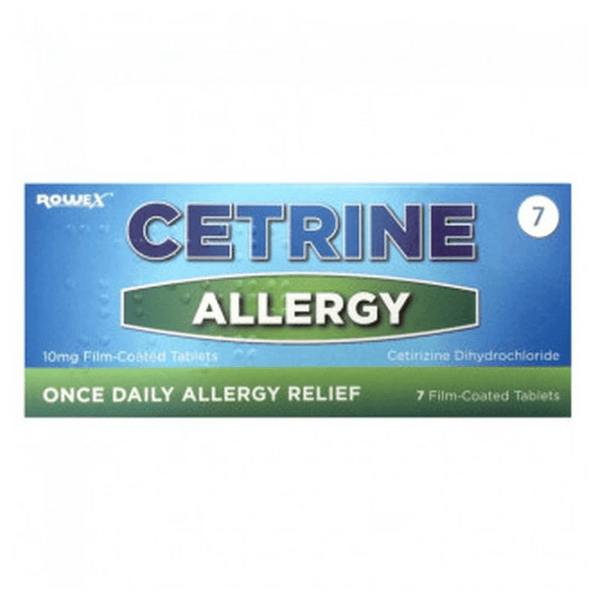 Cetrine Allergy 10Mg Tabs 7s