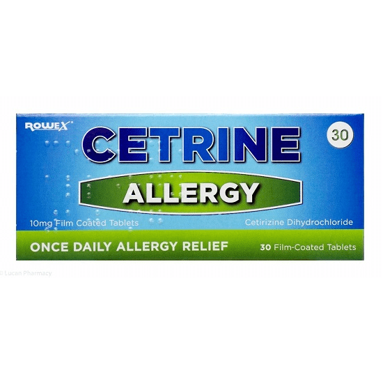 Cetrine, Allergy 10mg 30 Tablets