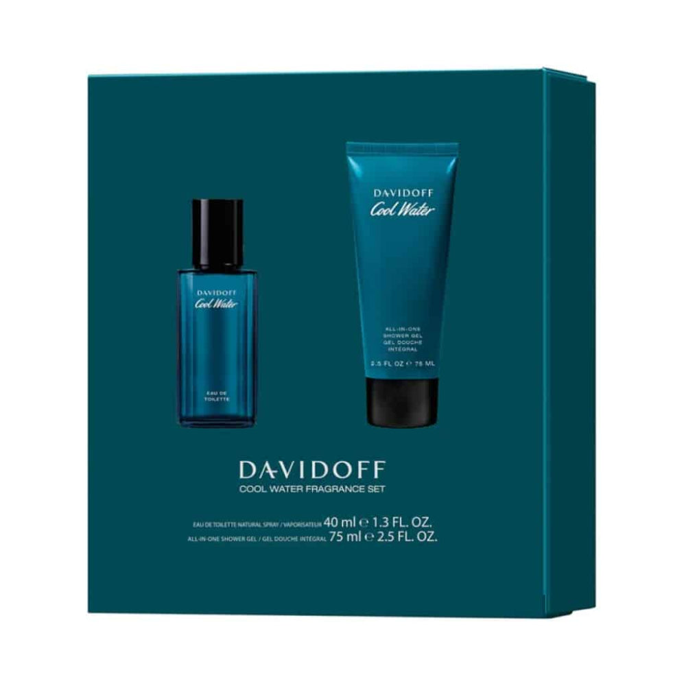 Davidoff, Cool Water Man Eau De Toilette 40ml Gift Set