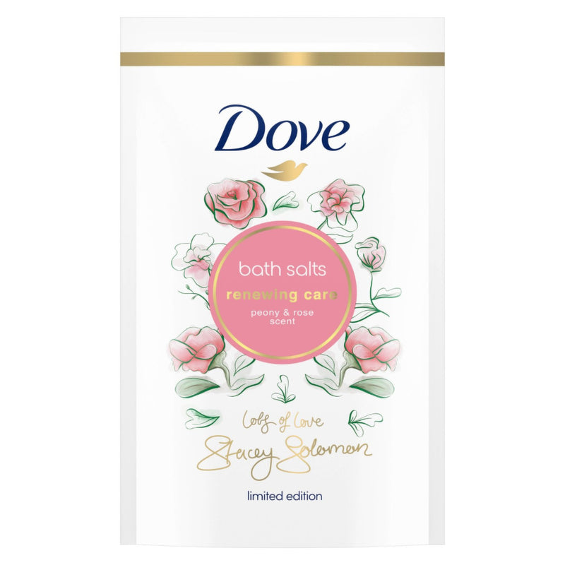 Dove Bath Salts Peony & Rose Oil 900g