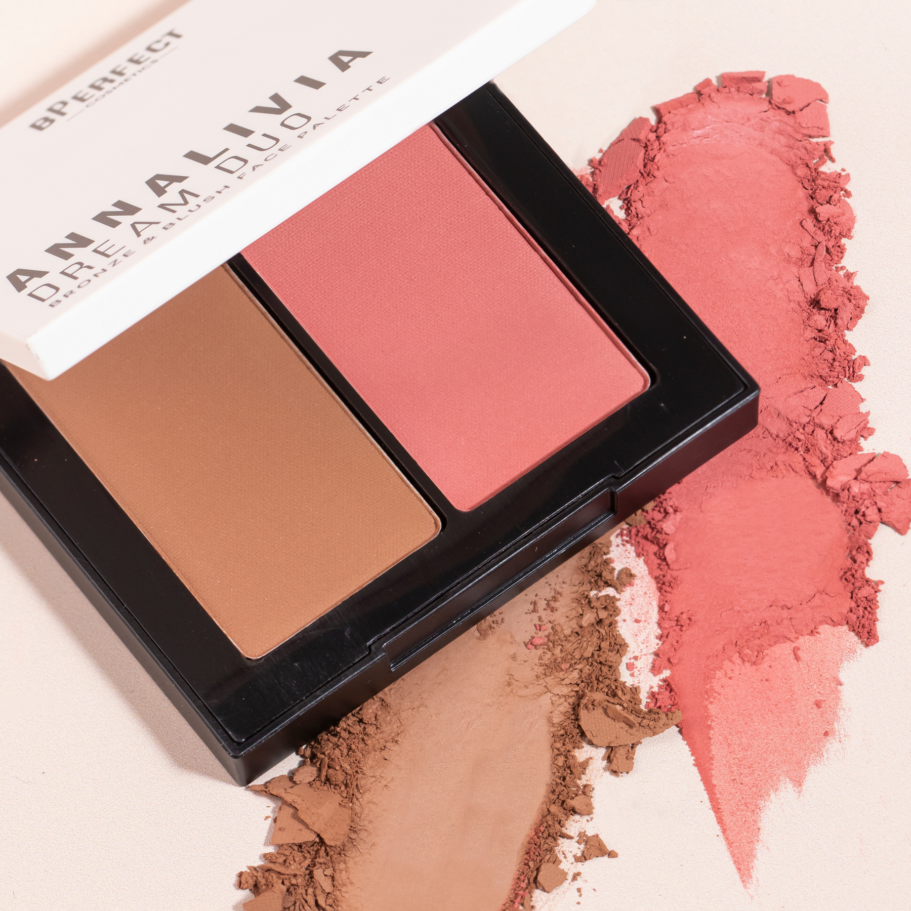 BPerfect, Annalivia Duo Bronzer & Brush Face Palette