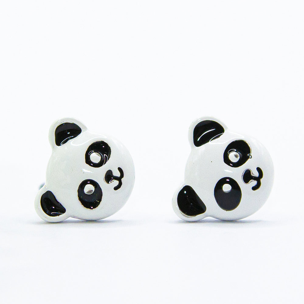 Earsense, White Panda Studs(K19)