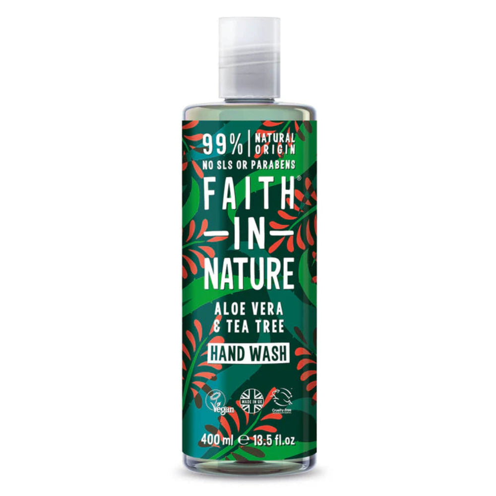 Faith In Nature  Aloe Vera & Tea Tree Hand Wash - 400ml