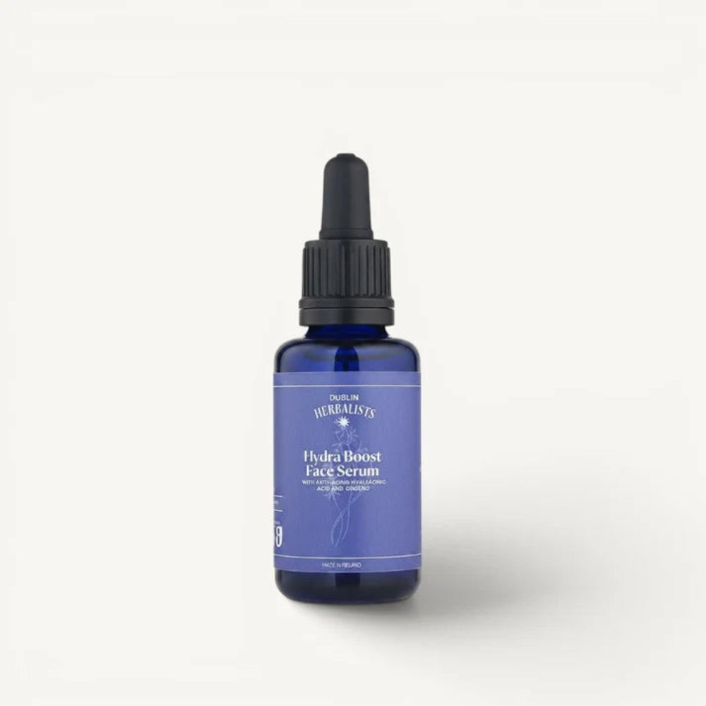 Dublin Herbalists, Hydra boost Face Serum – Natural Hydrating & Brightening Face Serum 30ml