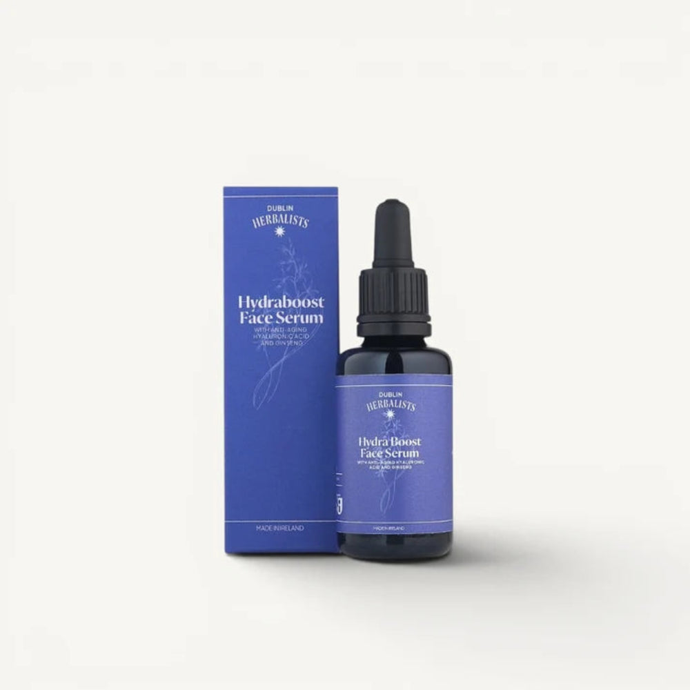 Dublin Herbalists, Hydra boost Face Serum – Natural Hydrating & Brightening Face Serum 30ml