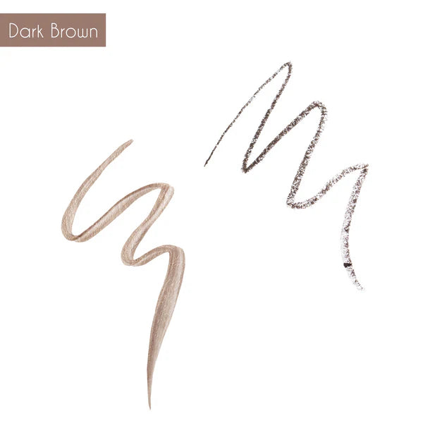 BPerfect, Mrs Glam Carved Out Duo Brow Carving Pen Dark Brown