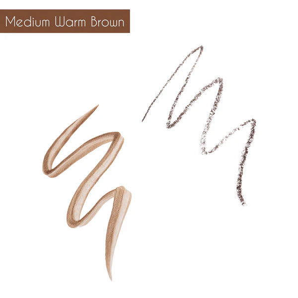 BPerfect, Mrs Glam Carved Out Duo Brow Carving Pen Medium Warm Brown BPE0737