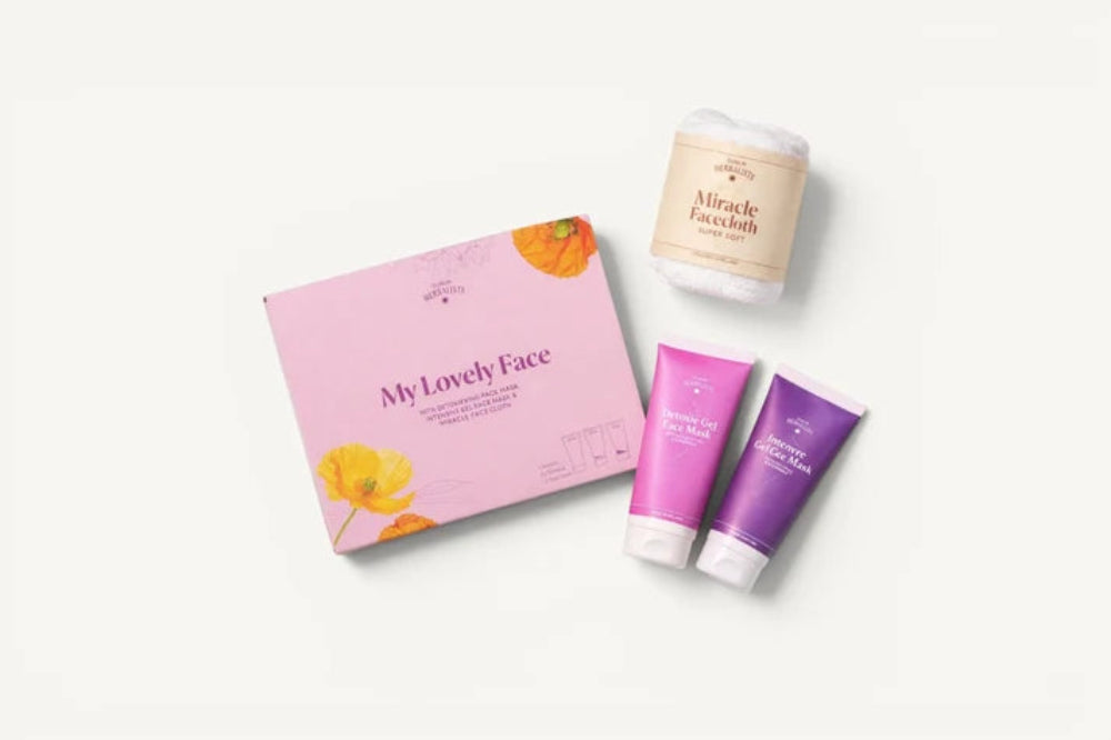 Dublin Herbalists,  My Lovely Face Gift Set – Natural Face Mask Skincare Gift Set