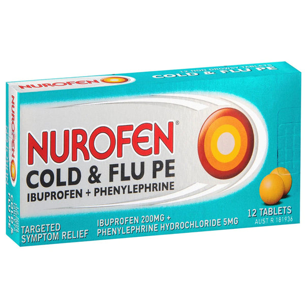 Nurofen, Cold & Flu 12 Tablets