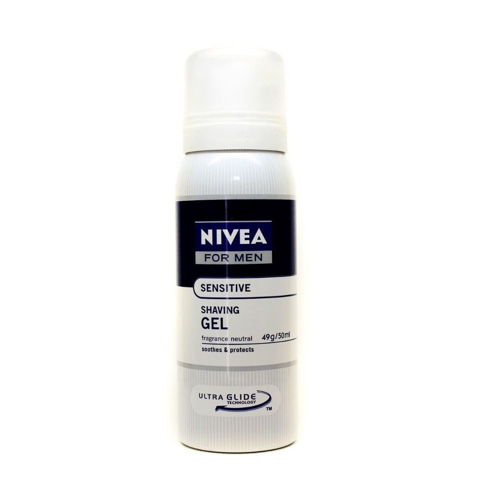 Nivea Men Sensitive Shave Gel Travel Size 30ml