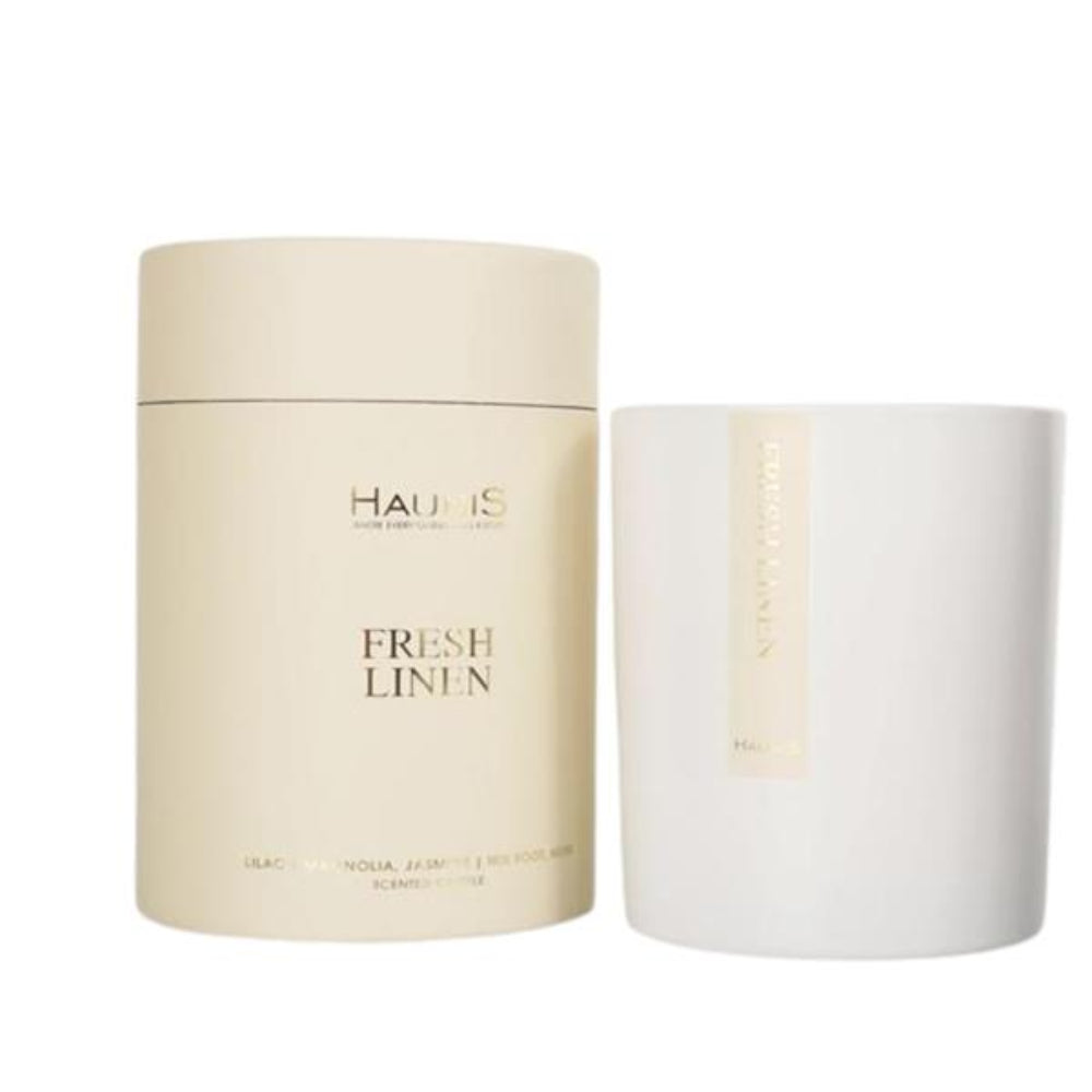 Haunis, Fresh Linen Candle 280g
