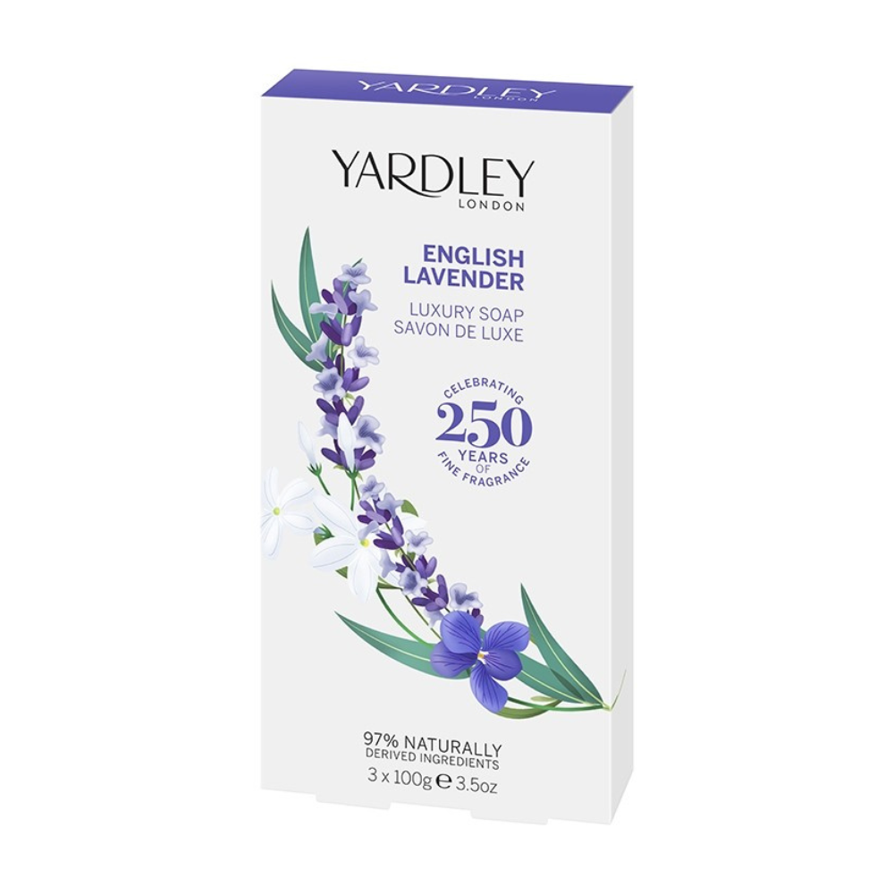 Yardley, English Lavender Soap 3 x 100g
