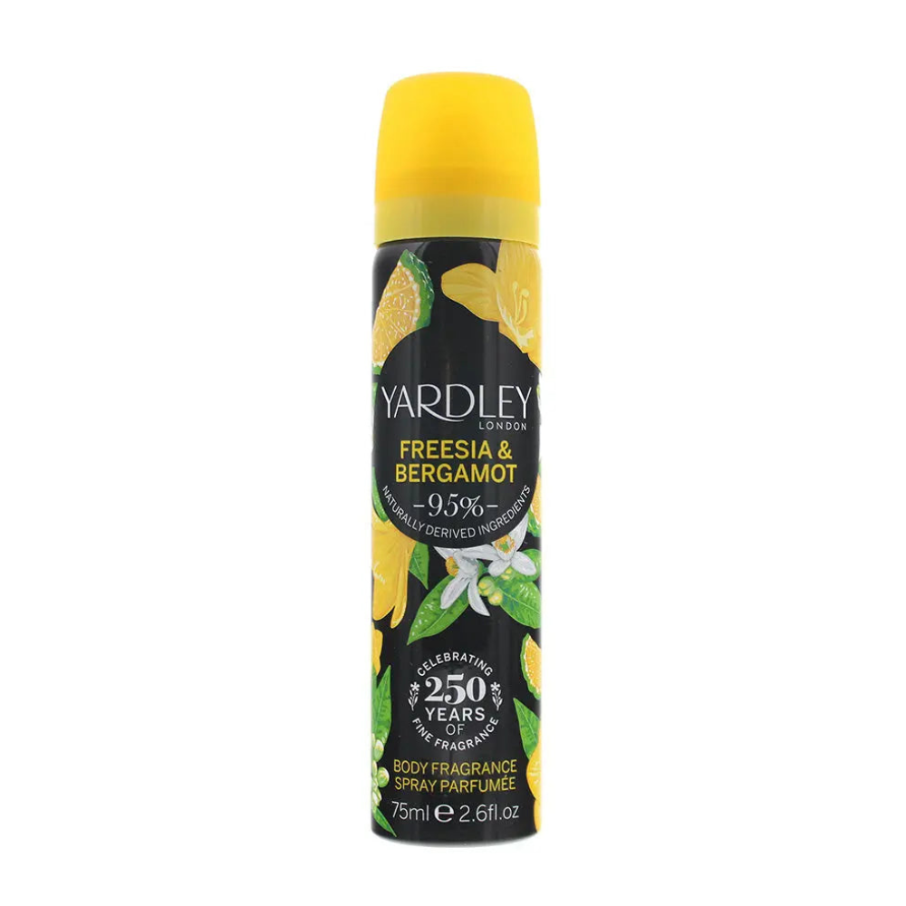 Yardley, Freesia & Bergamot Body 75ml Spray