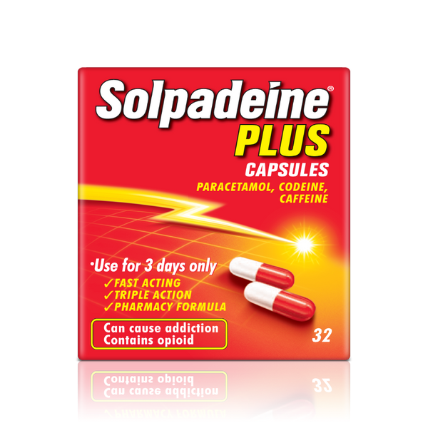 Solpadeine Plus, Capsules 12 Pack