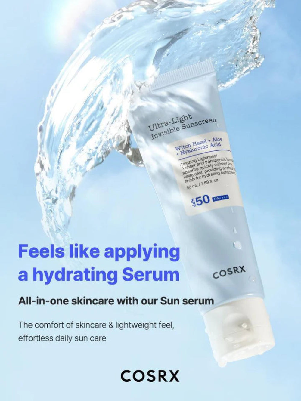 COSRX, Ultra-Light Invisible Sunscreen SPF50 PA++++