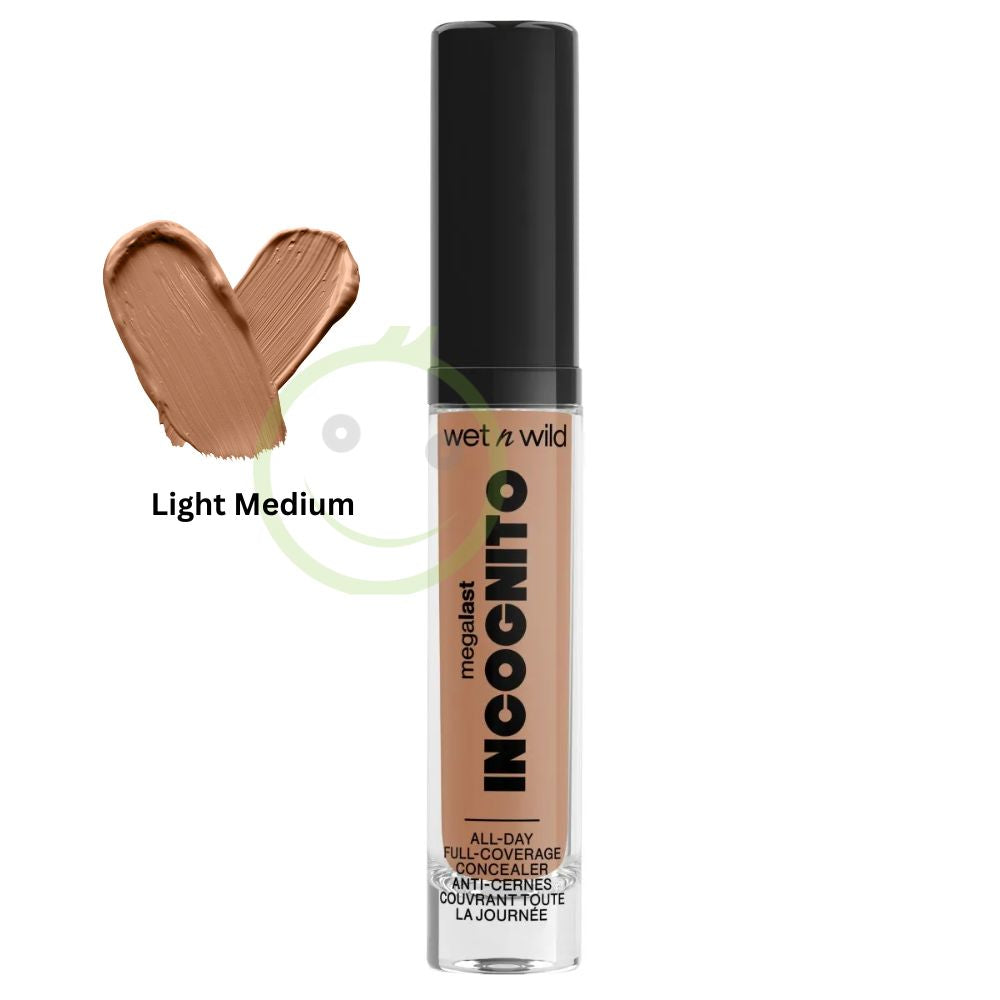 Wet n Wild, Megalast Incognito All Day Full Coverage Concealer Light Medium