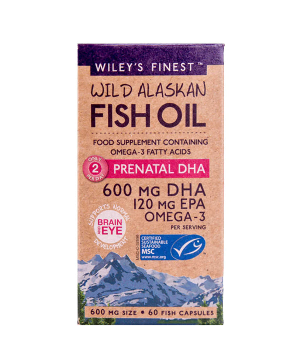 WILEY'S Finest PreNatal DHA 60 capsules
