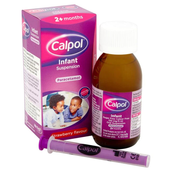Calpol, Suspension Infants (2M+) Sugar-free Syringe 140ml