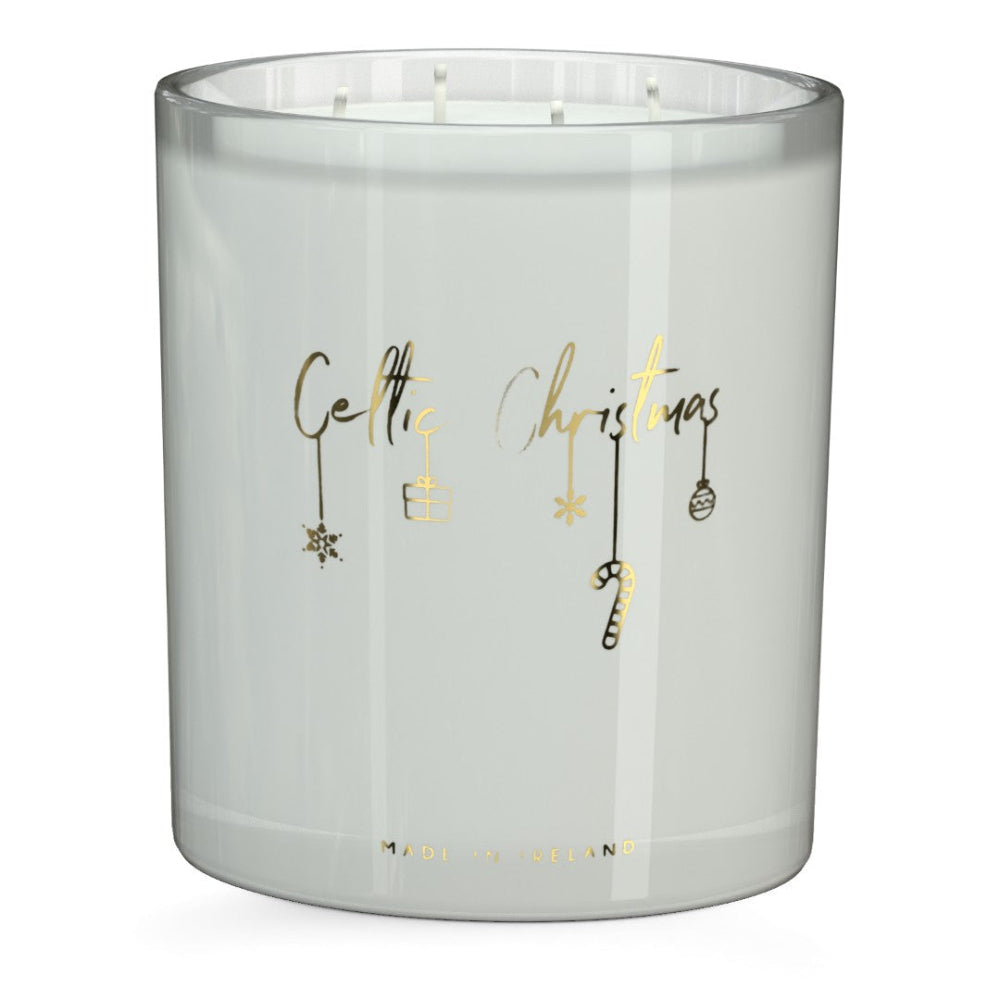 Celtic Candles, Christmas Time 4 Wick Candle includes gift bag