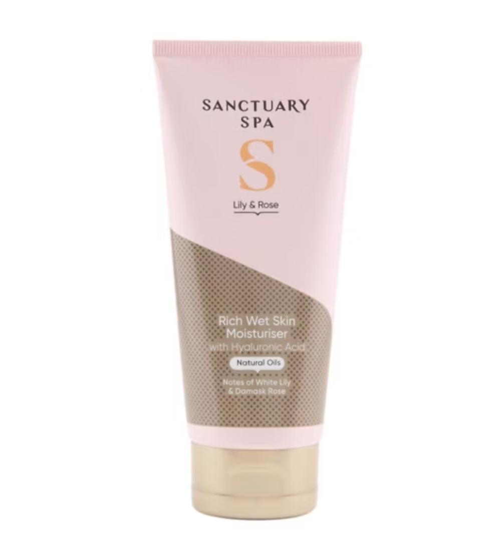 Sanctuary Spa, Lily & Rose Rich Wet Skin Moisturiser 200ml