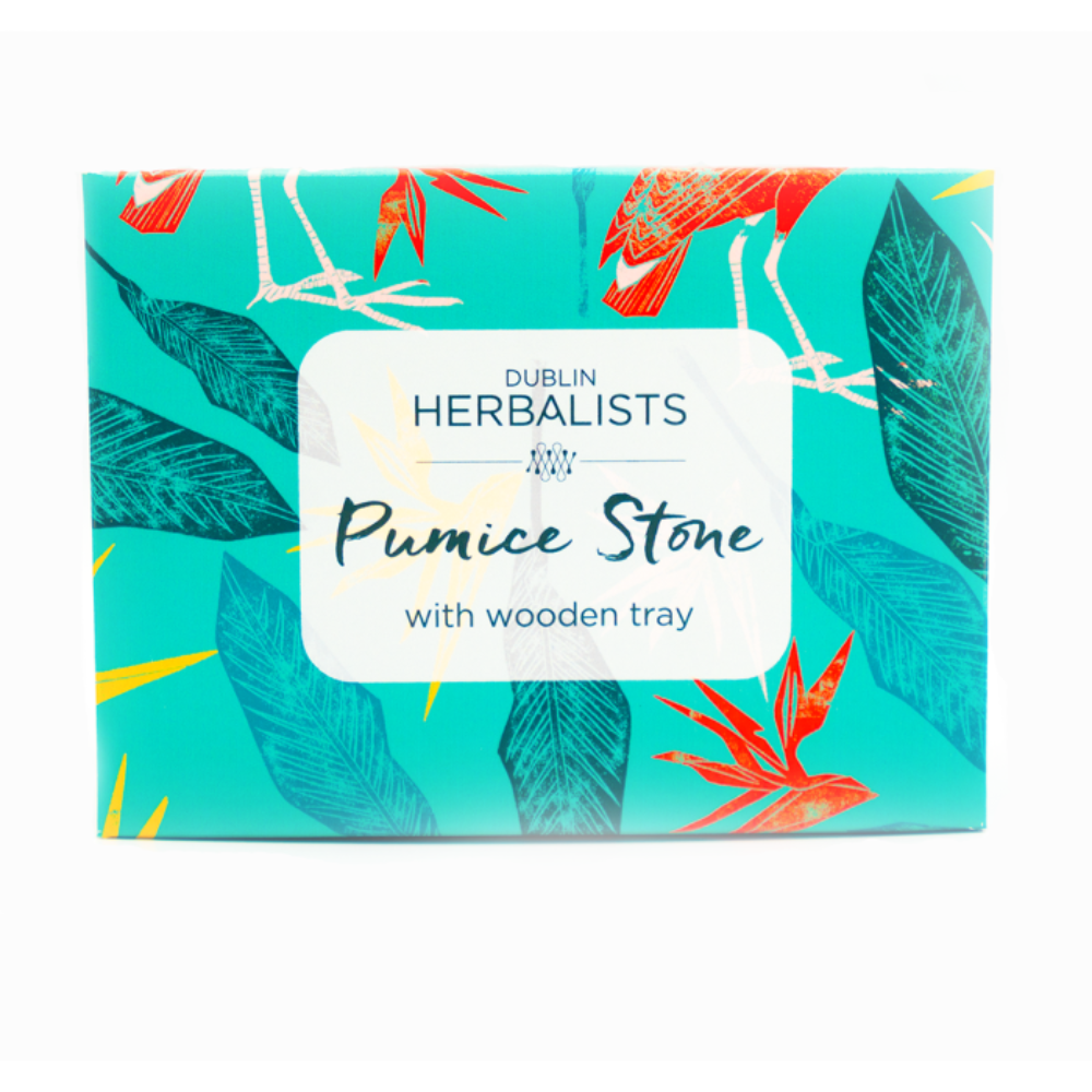 Dublin Herbalists Pumice Stone with Wooden Tray