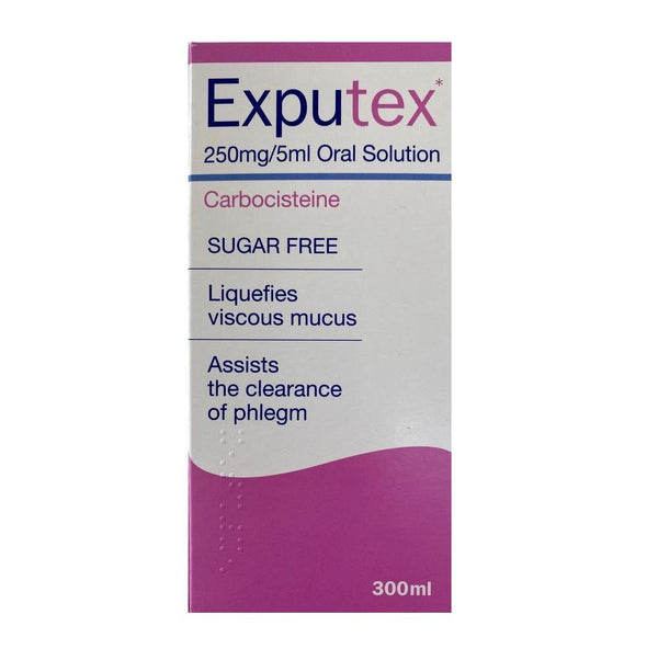 Exputex, 250mg / 5ml Oral Solution 300ml