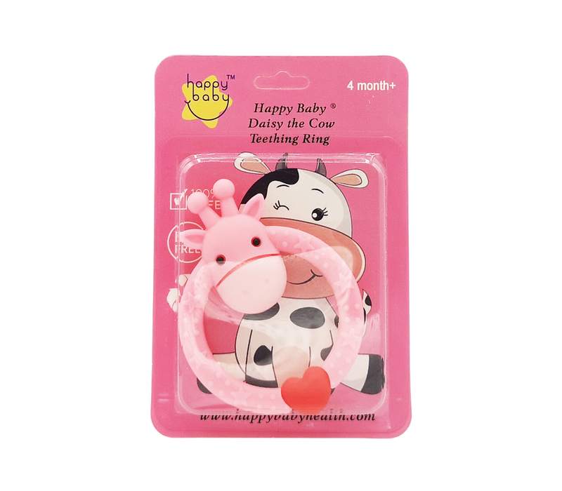 Daisy The Cow Teething Ring Pink 4 Months