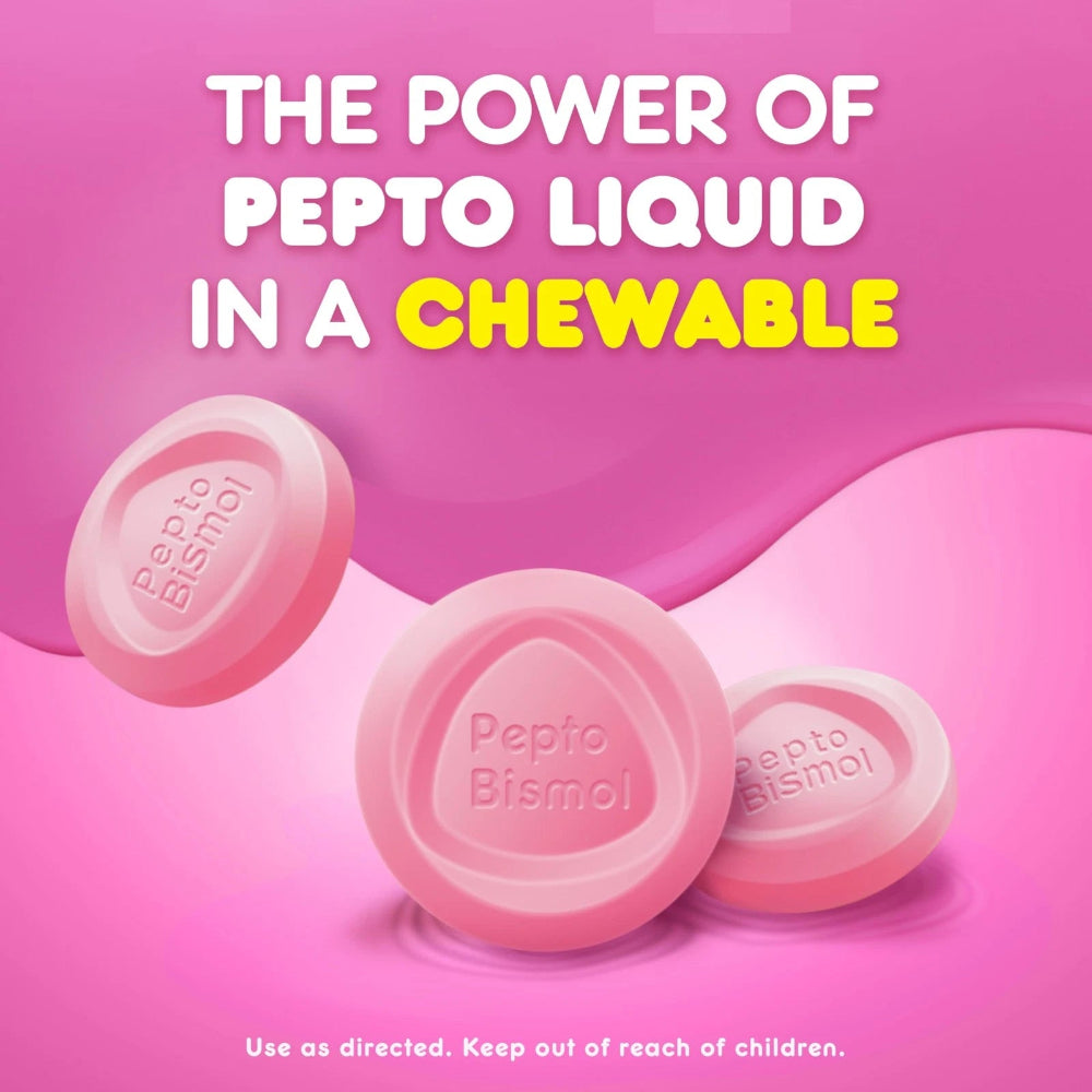 Pepto Bismol chewable tablets 48s