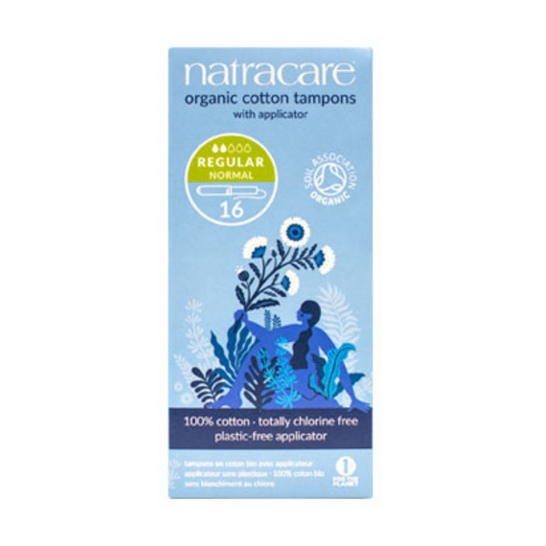 Natracare, Organic Cotton Tampons Regular With Applicator 16s Default Title