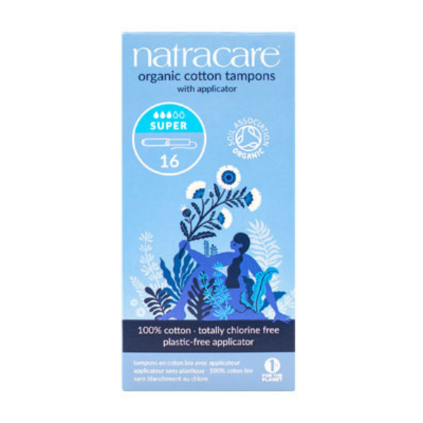 Natracare, Organic Cotton Tampons Super With Applicator 16s Default Title
