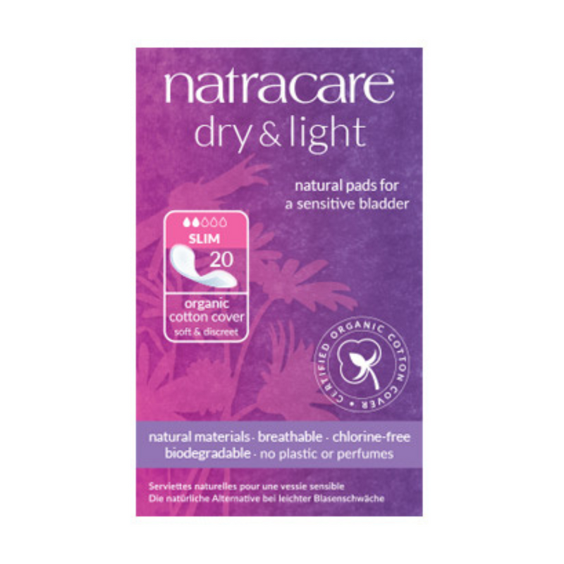Natracare, Organic Dry & Light Slim Incontinence Pads 20s Default Title