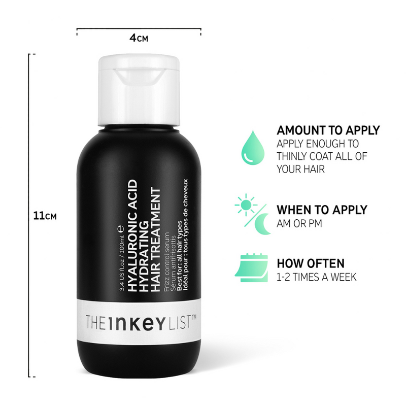 The Inkey List™, Hyaluronic Acid Hydrating Hair Treatment 100ml Default Title