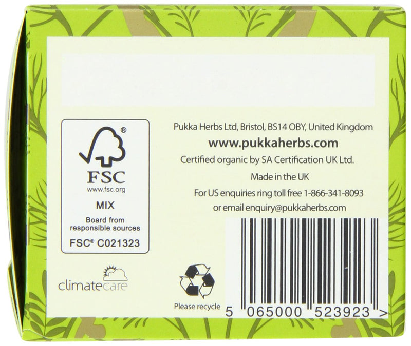 Pukka Herbs, Lemongrass & Ginger Organic Herbal Tea 20 Sachets Default Title