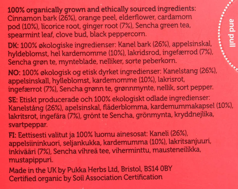 Pukka Herbs, Revitalise Organic Herbal Tea 20 Sachets Default Title