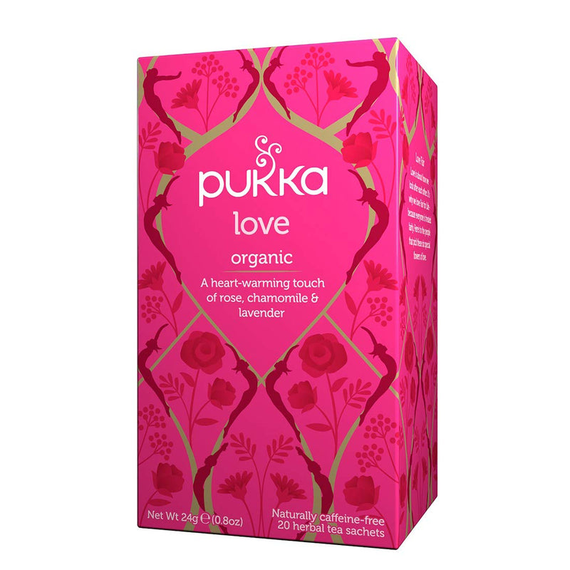 Pukka Herbs, Love Tea Organic Herbal Tea 20 Sachets Default Title