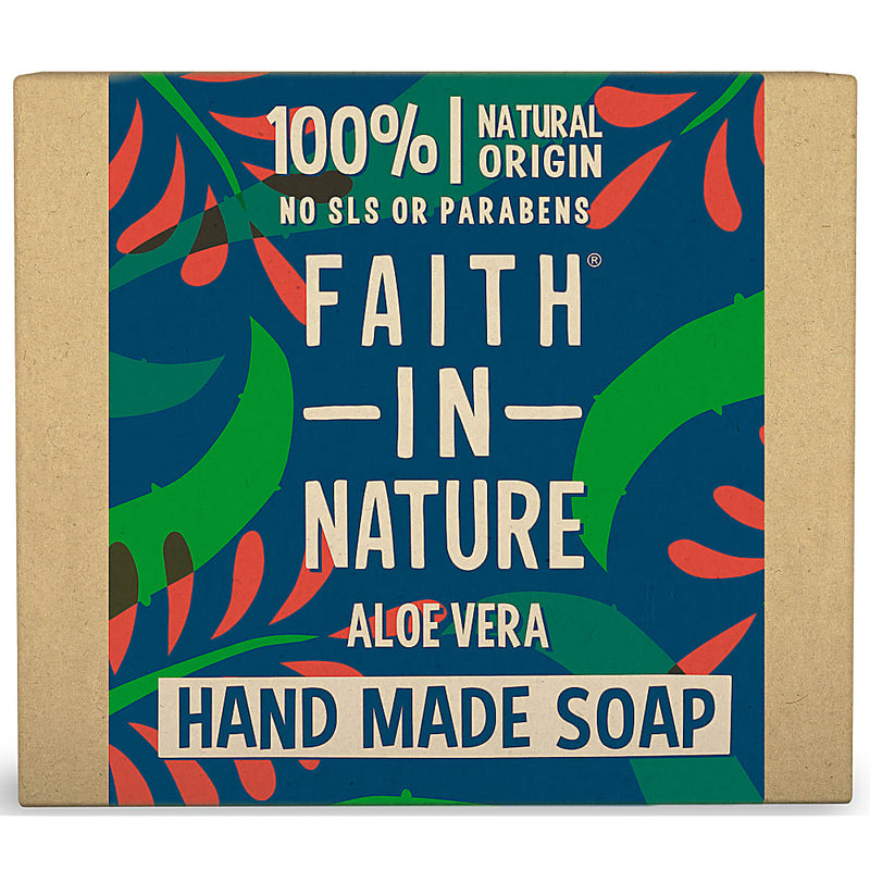 Faith In Nature, Aloe Vera Pure Organic Soap 100g Default Title