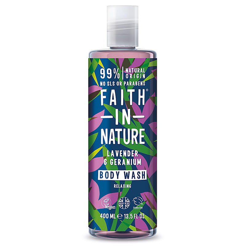 Faith In Nature, Lavender & Geranium Body Wash 400ml Default Title