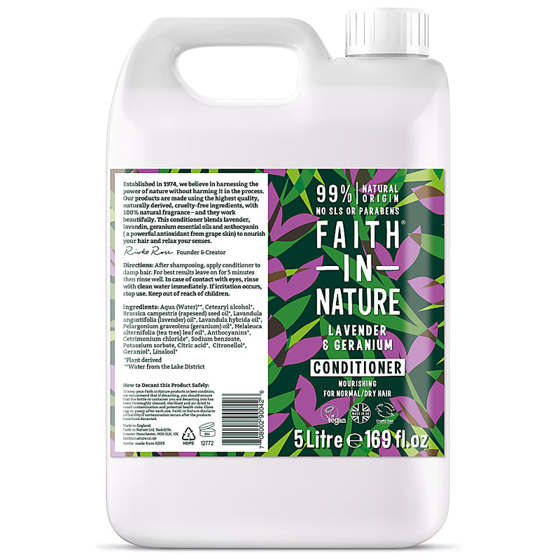 Faith In Nature, Lavender & Geranium Conditioner 400ml Default Title