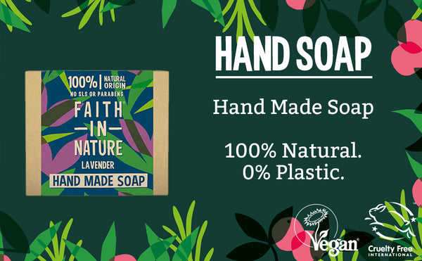 Faith In Nature, Lavender Pure Organic Soap 100g Default Title