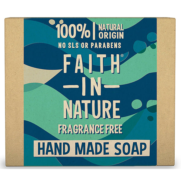 Faith In Nature, Pure Soap Fragrance Free 100g Default Title