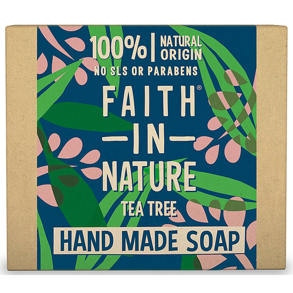 Faith In Nature, Tea Tree Pure Organic Soap 100g Default Title