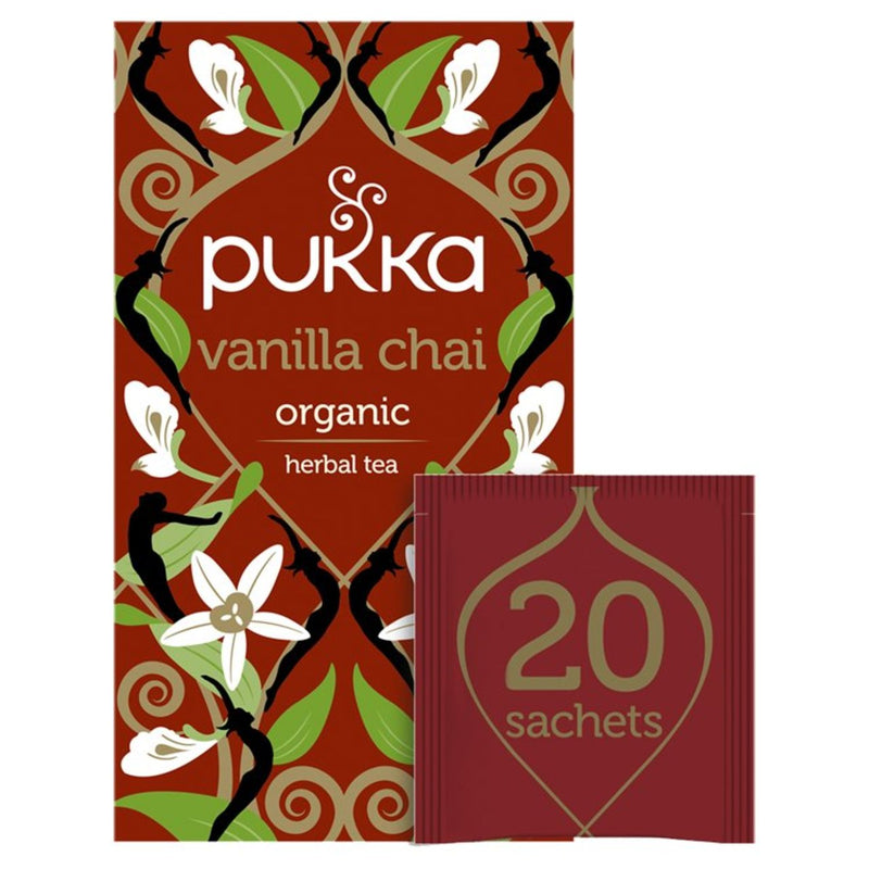 Pukka Herbs, Chai Tea Vanilla Organic Herbal Tea 20 Sachets Default Title