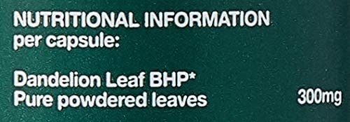 Biohealth, Dandelion Leaf 300mg 60 Capsules Default Title