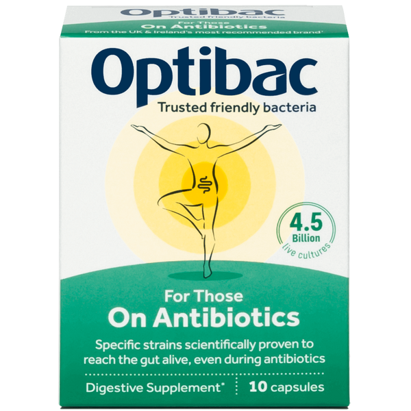 Optibac Probiotics, 항생제 복용 자용 10 캡슐
