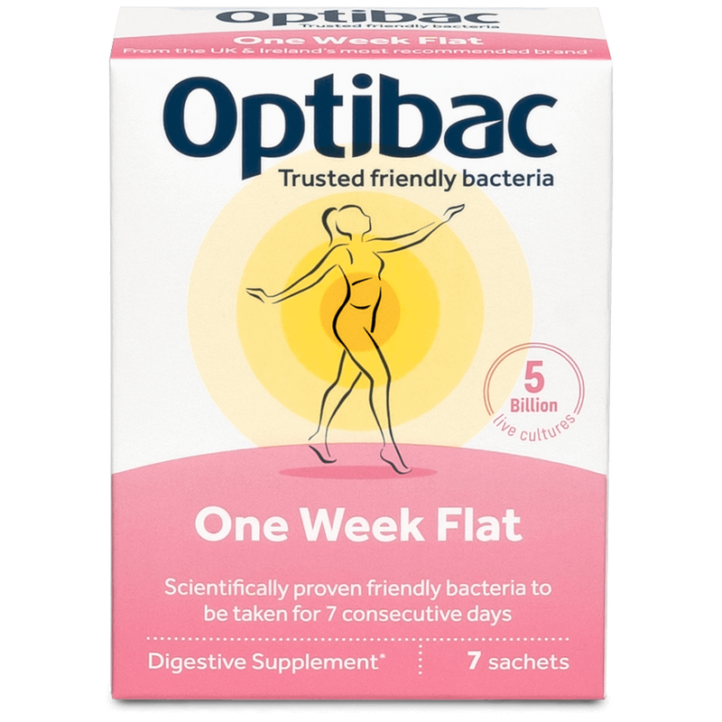 Optibac Probiotics, One Week Flat 28 봉지
