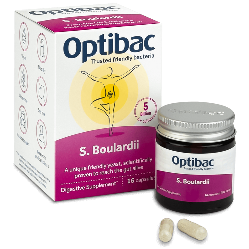Optibac Probiotics, Saccharomyces Boulardii 80 정