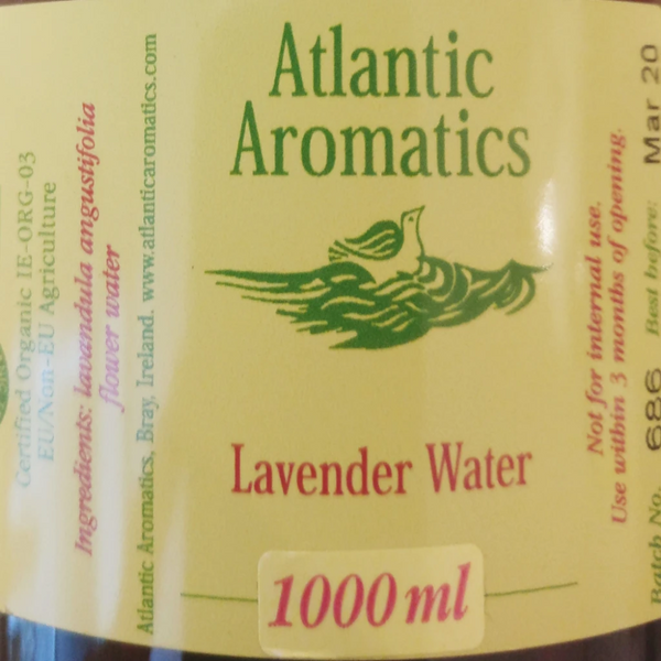 Atlantic Aromatics, Lavender Water 1000ml Default Title