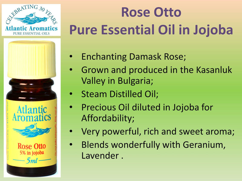 Atlantic Aromatics, Rose Otto 5% 5ml Default Title