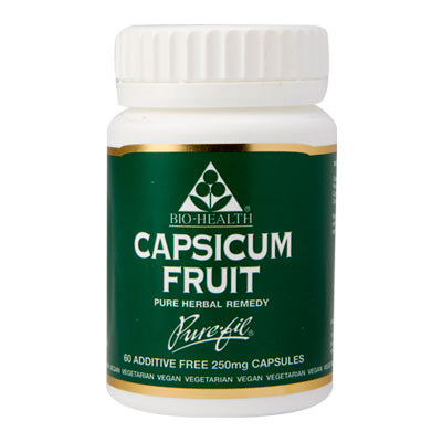 Biohealth, Capsicum Fruit 250mg 60 Capsules Default Title